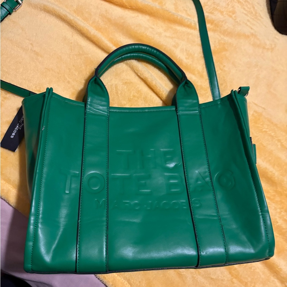 Marc Jacobs Vibrant Green Tote Bag